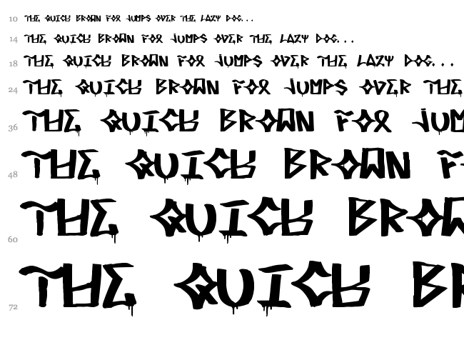 Rifredi Rude Boy font waterfall